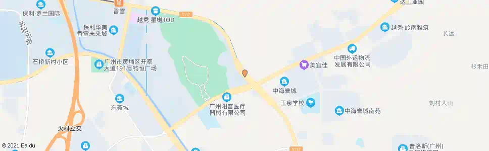 广州萝格路口_公交站地图_广州公交_妙搜公交查询2025