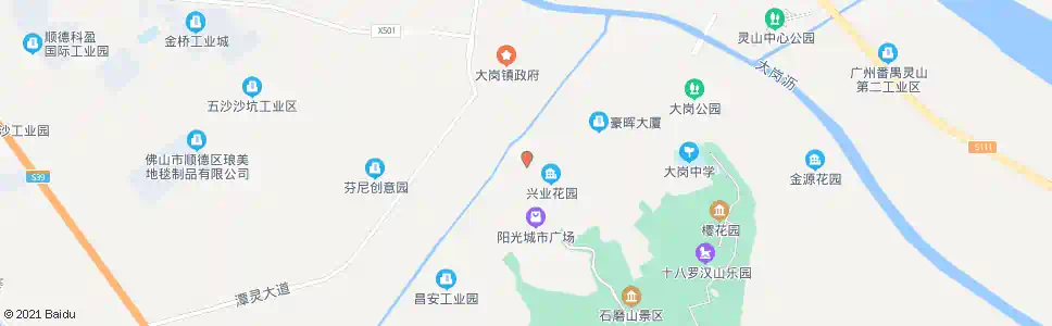 广州大岗中巴站_公交站地图_广州公交_妙搜公交查询2025