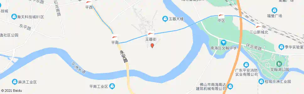 广州平洲玉器街总站_公交站地图_广州公交_妙搜公交查询2025