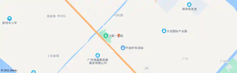 广州沙尾一路口_公交站地图_广州公交_妙搜公交查询2025