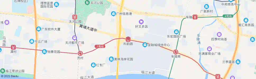 广州科韵路总站_公交站地图_广州公交_妙搜公交查询2025
