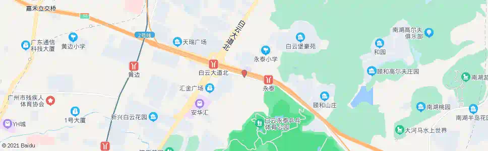广州永泰路口_公交站地图_广州公交_妙搜公交查询2025