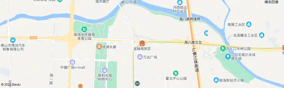 广州金融高新区站_公交站地图_广州公交_妙搜公交查询2025