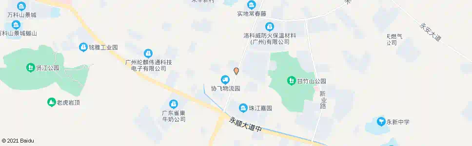 广州永和大道(布岭路口)_公交站地图_广州公交_妙搜公交查询2025