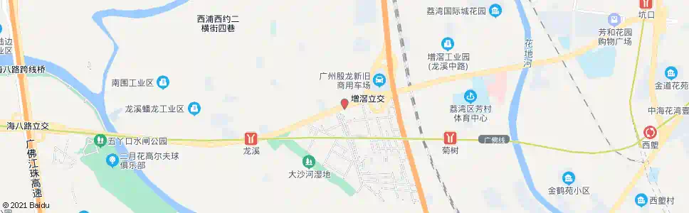 广州增滘立交西_公交站地图_广州公交_妙搜公交查询2025