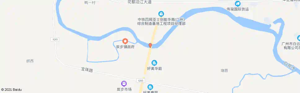 广州炭步大桥_公交站地图_广州公交_妙搜公交查询2025