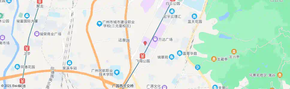 广州云城南二路总站_公交站地图_广州公交_妙搜公交查询2025