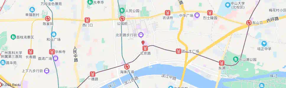 广州北京南_公交站地图_广州公交_妙搜公交查询2025