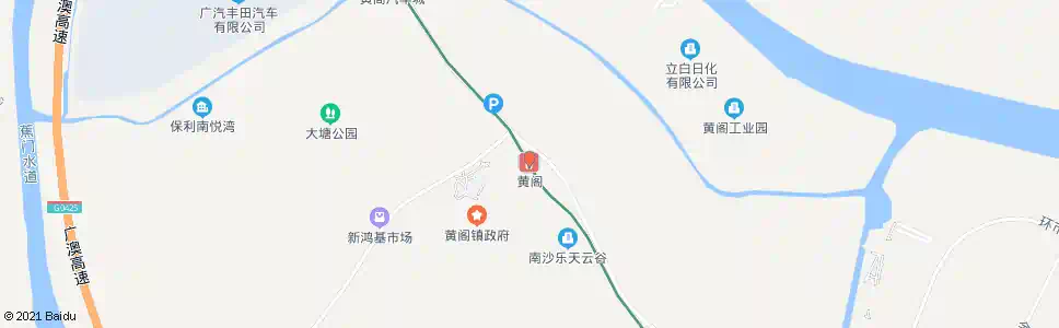 广州黄阁地铁站_公交站地图_广州公交_妙搜公交查询2025