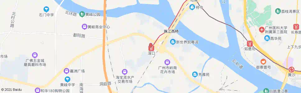 广州广州市滘口汽车站_公交站地图_广州公交_妙搜公交查询2025