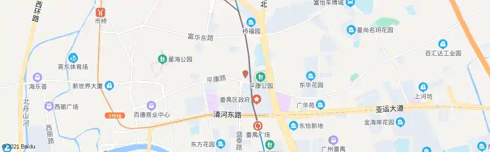 广州东平路_公交站地图_广州公交_妙搜公交查询2025