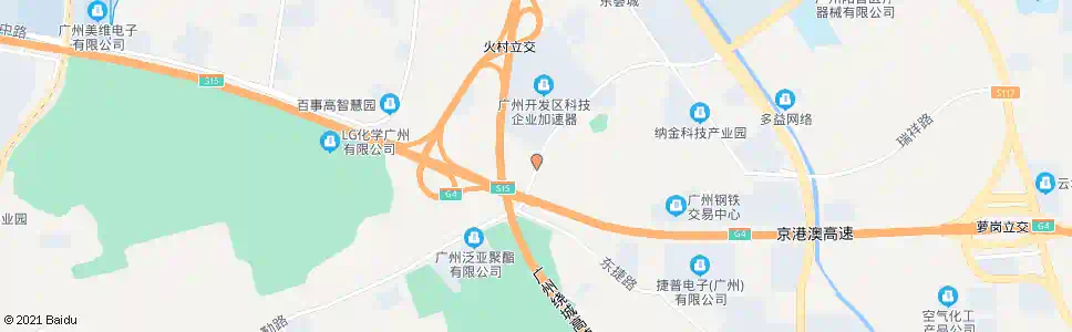 广州小塱村(开源大道口)_公交站地图_广州公交_妙搜公交查询2025