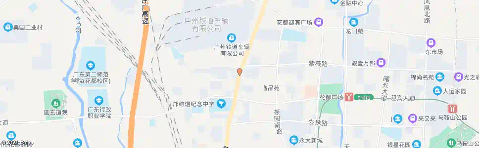 广州大华市场_公交站地图_广州公交_妙搜公交查询2025