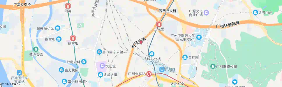 广州龙头市场_公交站地图_广州公交_妙搜公交查询2025