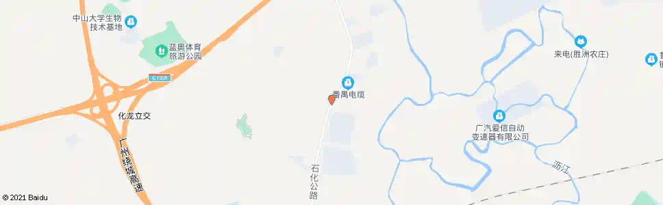 广州明经村_公交站地图_广州公交_妙搜公交查询2025