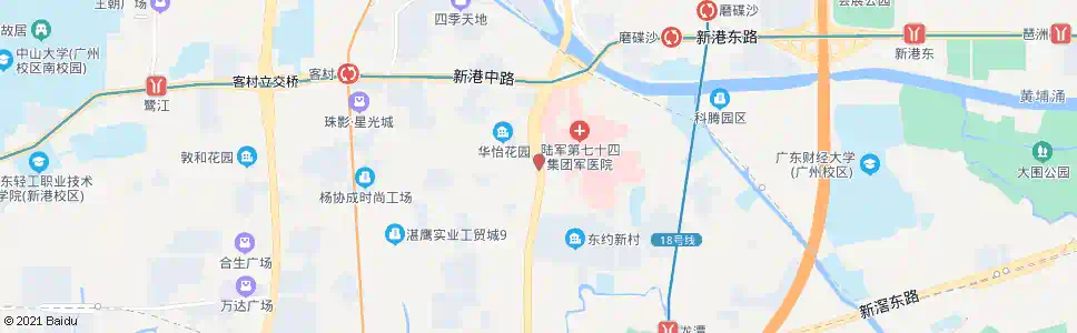 广州江海大道中_公交站地图_广州公交_妙搜公交查询2025