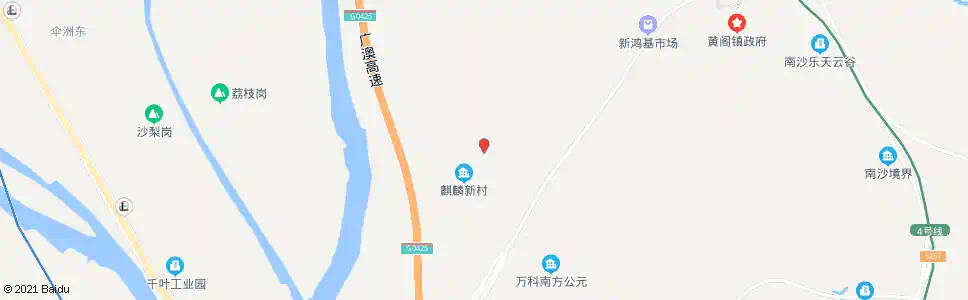 广州麒麟中学_公交站地图_广州公交_妙搜公交查询2025