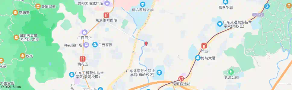 广州元岗横路_公交站地图_广州公交_妙搜公交查询2025