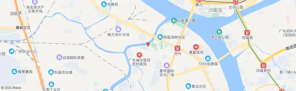 广州花海街口_公交站地图_广州公交_妙搜公交查询2025