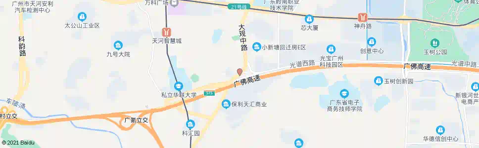 广州科学城路口_公交站地图_广州公交_妙搜公交查询2025