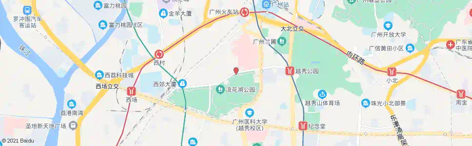 广州站前路口_公交站地图_广州公交_妙搜公交查询2025