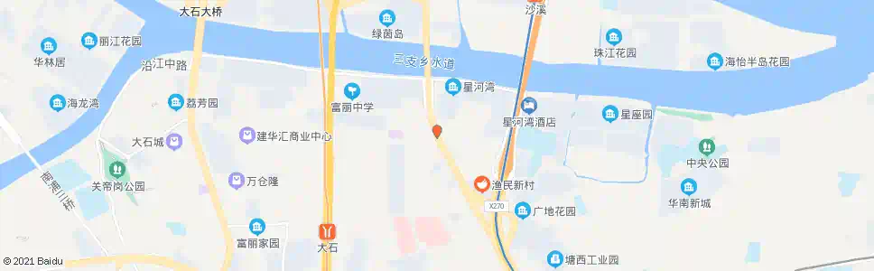 广州星河湾_公交站地图_广州公交_妙搜公交查询2025