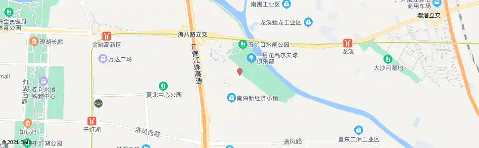 广州下柏立交_公交站地图_广州公交_妙搜公交查询2025