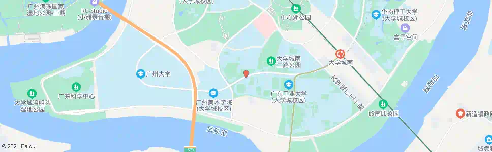 广州中环西路_公交站地图_广州公交_妙搜公交查询2025