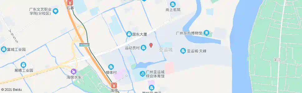 广州运动员二四区_公交站地图_广州公交_妙搜公交查询2025