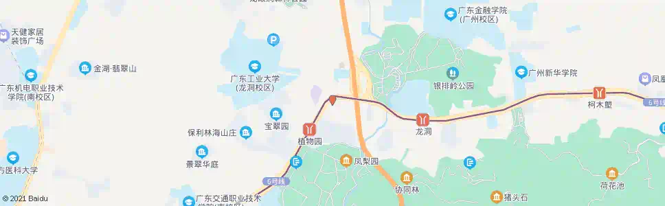 广州龙洞牌坊_公交站地图_广州公交_妙搜公交查询2025