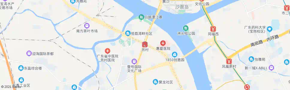 广州芳村站_公交站地图_广州公交_妙搜公交查询2025