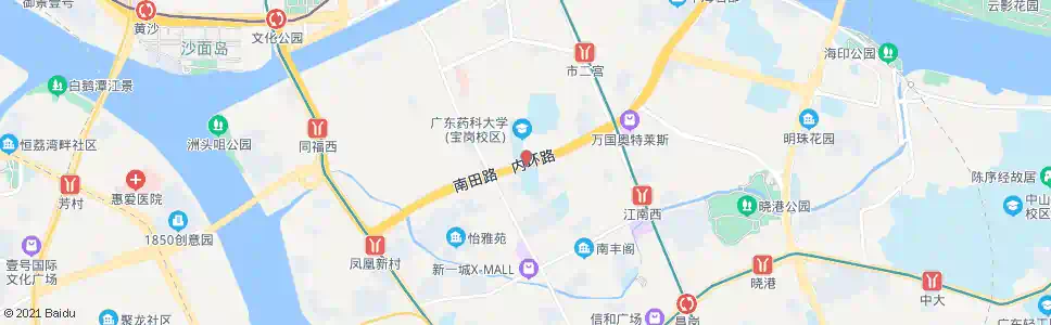 广州广东药学院总站_公交站地图_广州公交_妙搜公交查询2025