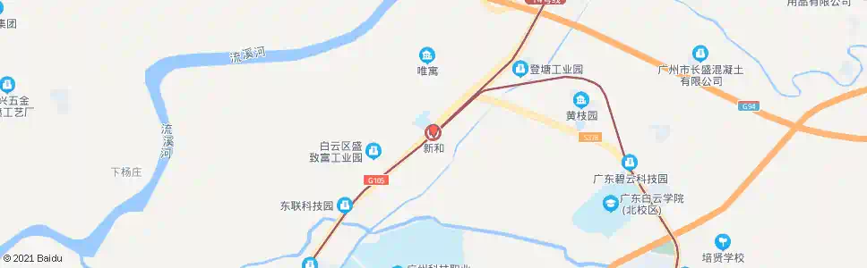 广州新和_公交站地图_广州公交_妙搜公交查询2025