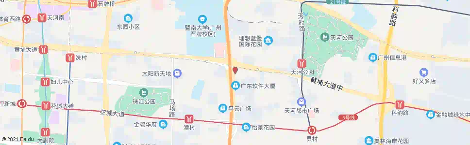 广州员村一横路总站_公交站地图_广州公交_妙搜公交查询2025