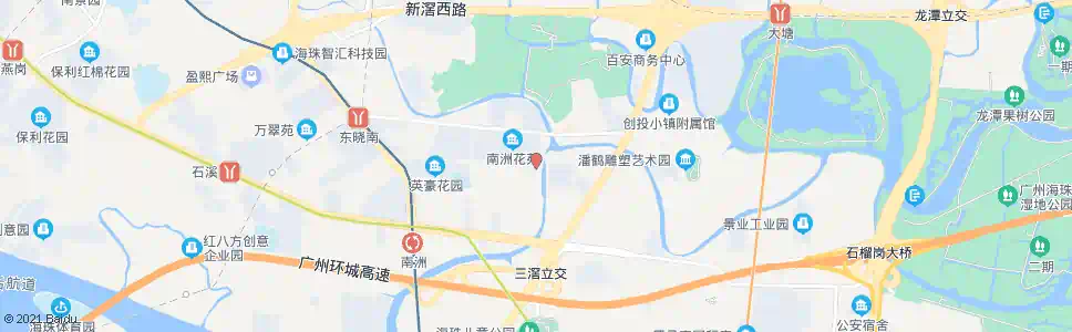广州南燕路_公交站地图_广州公交_妙搜公交查询2025