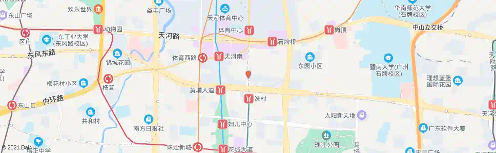 广州天河邮局_公交站地图_广州公交_妙搜公交查询2025