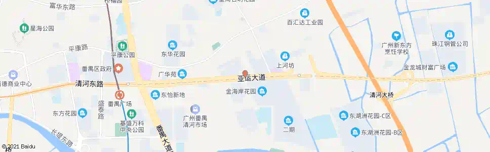 广州石岗村总站_公交站地图_广州公交_妙搜公交查询2025