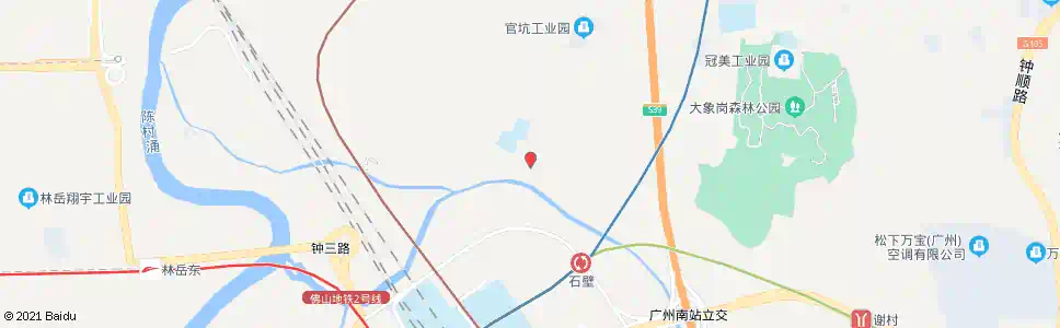广州石壁一村_公交站地图_广州公交_妙搜公交查询2025