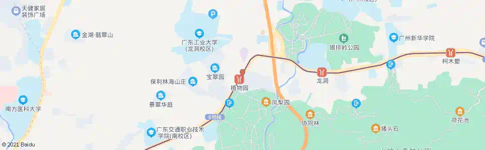 广州地铁植物园(世纪绿洲)_公交站地图_广州公交_妙搜公交查询2025