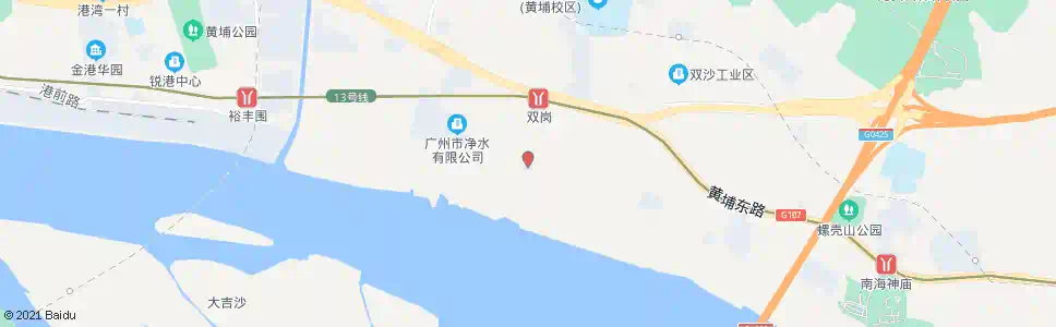 广州文冲船厂(广州港湾酒店)_公交站地图_广州公交_妙搜公交查询2025