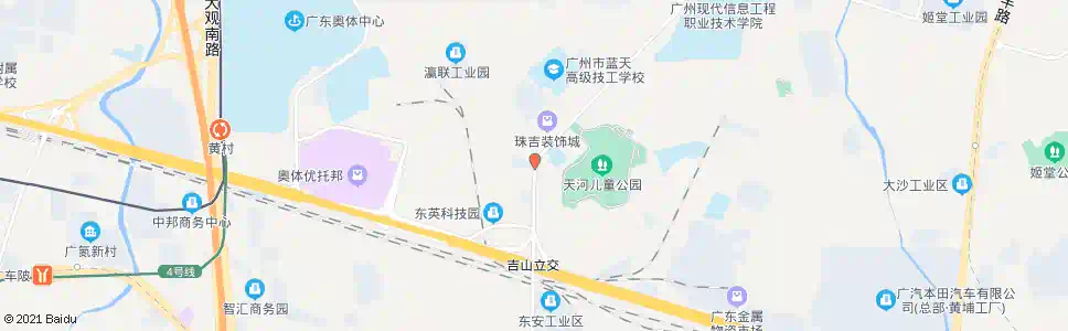 广州吉山小学_公交站地图_广州公交_妙搜公交查询2025