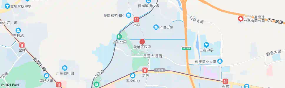 广州开发区总站_公交站地图_广州公交_妙搜公交查询2025