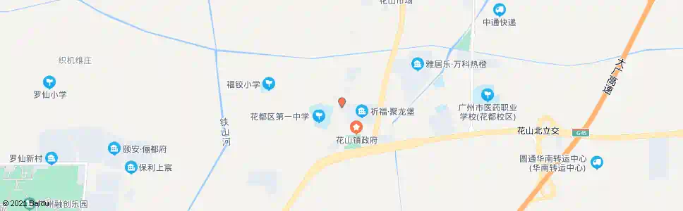 广州花都一中_公交站地图_广州公交_妙搜公交查询2025