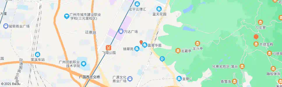 广州云龙路_公交站地图_广州公交_妙搜公交查询2025