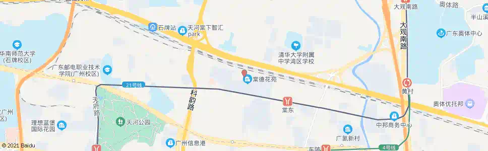 广州棠德路_公交站地图_广州公交_妙搜公交查询2025