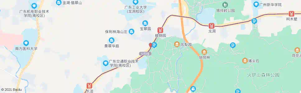 广州植物园正门_公交站地图_广州公交_妙搜公交查询2025