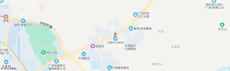 广州永和大道(岭南雅筑)_公交站地图_广州公交_妙搜公交查询2025