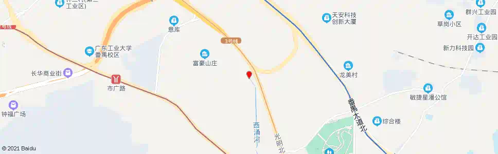 广州榄塘村总站_公交站地图_广州公交_妙搜公交查询2025