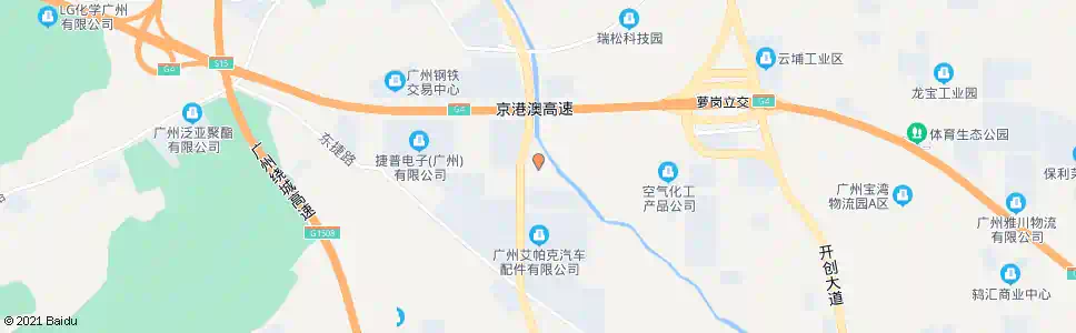 广州骏成路东_公交站地图_广州公交_妙搜公交查询2025