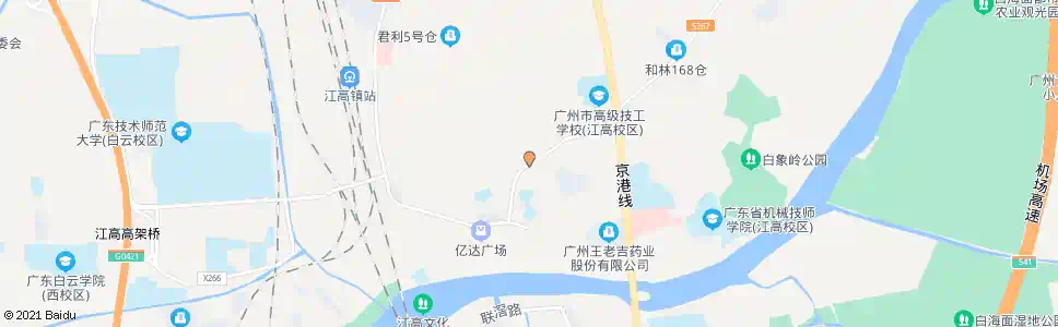 广州大松岗_公交站地图_广州公交_妙搜公交查询2025